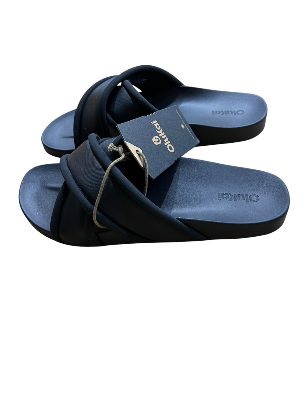 NWT OLUKAI ANI - LAVA ROCK Black Womens 8 - Picture 4 of 6